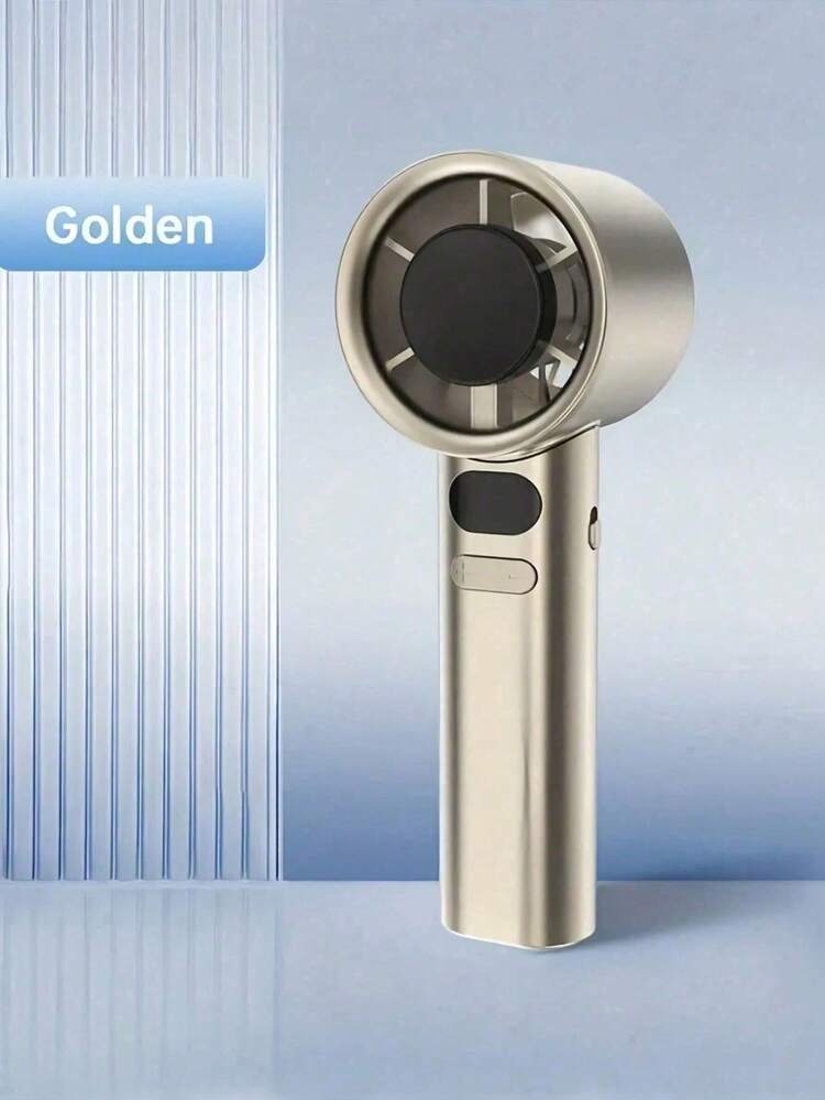 1 pieza Ventilador mini turbo multicolor recargable por USB, ventilador de mano portátil de alta velocidad con flujo de aire potente para uso al aire libre - Multicolor - Añade 12