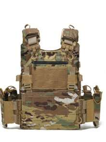 One-Button Quick Release Hunting Vest, Expandable & Detachable, Laser Perforated, Abrasion & Tear Resistant, Suitable For Outdoor Sports & Activities - Multicolor - View 8