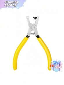 1pc Universal Handheld Belt Punch Tool For Belts, Shoelaces, Watch Straps, Men's Valentine's Day, Valentine's Day Wedding, Birthday, Pliers, Tools, Binder Clips - Yellow - View 13