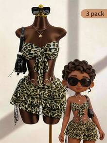 Zestiva Bộ bikini Bandeau in họa tiết Tie-Dye gợi cảm dành cho nữ Basics - Nhiều màu - Xem 1