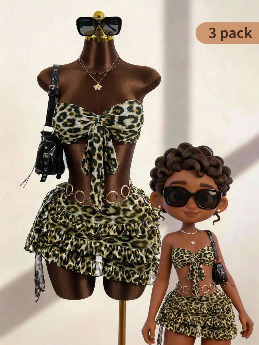 Zestiva Bộ bikini Bandeau in họa tiết Tie-Dye gợi cảm dành cho nữ Basics - Nhiều màu - Xem 1