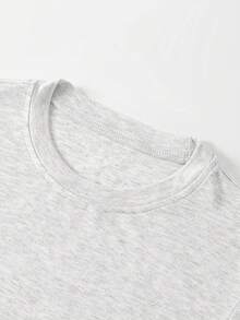 INAWLY Women's Solid Color Long Sleeve Fitted Crew Neck T-Shirt - Multicolor - View 5