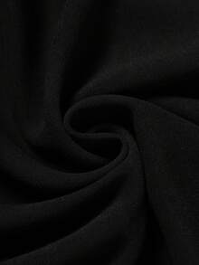 GlowEve Đầm nữ cổ chữ V, phối ren hoa, tay loe, chất liệu chiffon mỏng, eo thon, thích hợp cho mùa xuân/hè. - màu đen - Xem 5