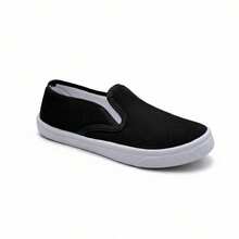 Women Wide Fit Sneakers - Black and White - View 7