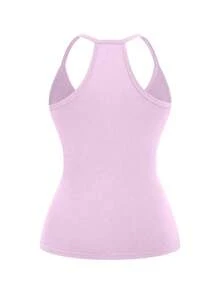 EMERY ROSE Conjunto informal de 3 piezas de talla grande con cuello en V, incluyendo top de tirantes, chaleco y top de entrenamiento para mujer, tops baratos para mujer, paquete de tops de mujer - Multicolor - Ver 5