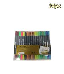 80 Colors Water-Soluble Dual-Tip Marker Pens, 12/24/36/48/80 Pcs Art Markers For Students, Drawing, Anime, Sketching & Fashion Design - multicolor - View 16