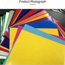 永久性乙烯基贴纸 - 22 包不同颜色的永久性乙烯基贴纸，每包尺寸为 12 x 10 英寸，非常适合 DIY 手工艺项目，易于裁剪和转移，可用于家居装饰、咖啡杯、标牌、字母、横幅、窗户贴膜等。 - 混合 - 查看 5