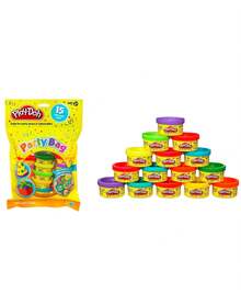 Hasbro Kinder Modellierton Set, 15 Mini Farbdosen in Party Tasche + Geschenkanhänger, weiches Knete für kreatives Spiel, perfekt als Partytüte, Klassenpreise, Osterkorb Füllungen, für Kleinkind Alter 2+ - Verschiedenfarbig - Übersicht 10