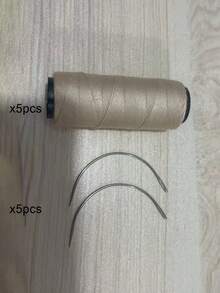 专业假发缝纫套装，便携式DIY缝纫线和发片。 - 彩色 - 查看 7