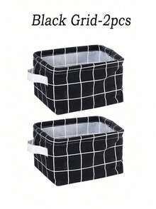 1pc Christmas Mini Lingerie Storage Box, Linen Storage Box, Desktop Organizer, Cosmetic Storage Basket, Lingerie Storage Basket, Autumn/Winter Fabric Storage Box, Highly Functional, Suitable For Year-End Stocking, Halloween Clothing, Socks, And Wardrobe Storage, Foldable Storage - Multicolor - View 16