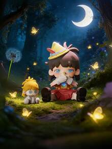 POKOJA LAND 盲盒(非毛绒填充),适合作为节日礼物送给朋友,人生第一次体验可爱盲盒人偶(9个常规款+1个隐藏款) - ABS材质收藏级场景主题人物人偶(13厘米/5.11英寸),趣味换装/活动玩偶,送给亲朋好友的贴心礼物,桌面/展示装饰的理想之选,也是可爱人偶爱好者的不二之选。 - 潮玩盲盒 - 查看 8