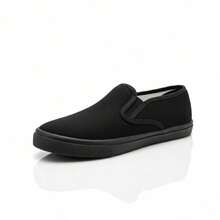 Women Wide Fit Sneakers - Black - View 8