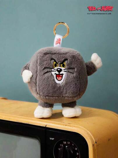 POKOJA LAND TOM & JERRY 1 Móc Khóa Hình Búp Bê Nhân Vật Hoạt Hình, Đồ Trang Trí Mềm Mại, Không Phải Thú Nhồi Bông, Trang Trí Cho Ba Lô, Túi Xí, Quà Sinh Nhật, Phụ Kiện Sưu Tầm Cho Người Hâm Mộ