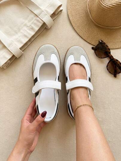 Zapatos Planos Mujer Mary Jane cómodos suela chunky moda diaria
