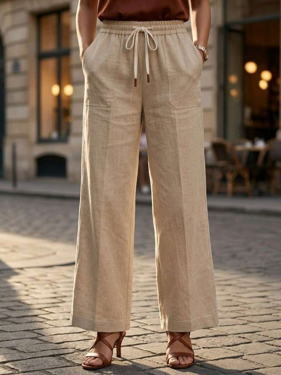 Pantalon de mujer - Cafe - Ver 1