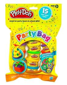Hasbro Kinder Modellierton Set, 15 Mini Farbdosen in Party Tasche + Geschenkanhänger, weiches Knete für kreatives Spiel, perfekt als Partytüte, Klassenpreise, Osterkorb Füllungen, für Kleinkind Alter 2+ - Verschiedenfarbig - Übersicht 9