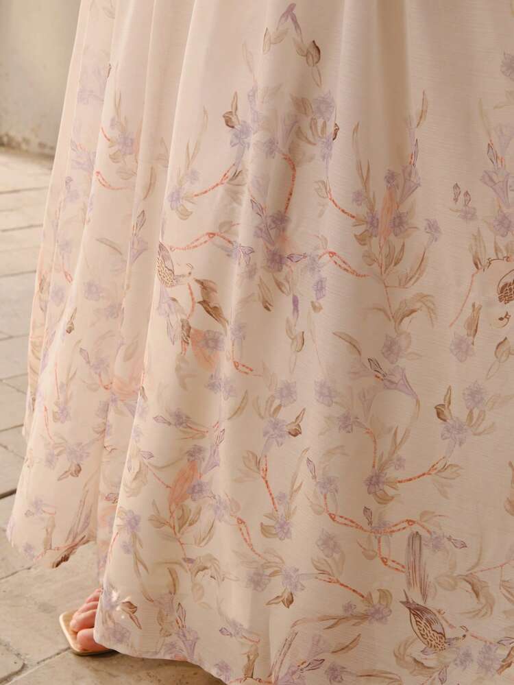 WOMEN'S ELEGANT ROMANTIC LADY-LIKE LYOCELL SKIRT, SPRING/SUMMER