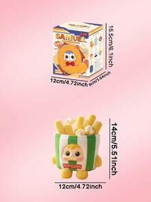 POKOJA LAND 盲盒（非毛绒填充）8款常规款+1款隐藏款 Samuel Snack Party 盲盒娃娃。可爱又值得收藏的桌面摆件。是完美的教室装饰、桌面展示、派对礼物，也是送给朋友、家人、收藏家和成年人的贴心节日礼物。情人节礼物，春夏季节的理想之选。 - 潮玩盲盒 - 查看 5