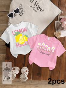 3 قطع من البلوزات الكاجوال للفتيات الصغيرات، للربي...