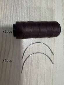 专业假发缝纫套装，便携式DIY缝纫线和发片。 - 彩色 - 查看 11