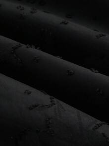 SHEIN MOD Váy xếp ly đuôi cá Jacquard mùa hè cỡ lớn - màu đen - Xem 3