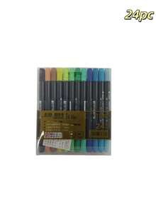 80 Colors Water-Soluble Dual-Tip Marker Pens, 12/24/36/48/80 Pcs Art Markers For Students, Drawing, Anime, Sketching & Fashion Design - multicolor - View 19