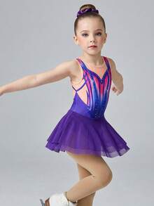 Young Girls Clothes Autumn New Gradient Glitter Printed, Cute, Christmas, Back To School - Pink - View 2