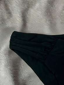 Elavelle Women's Random Print Ruched High Cut Bikini Bottom, Spring/Summer - Multicolor - View 4