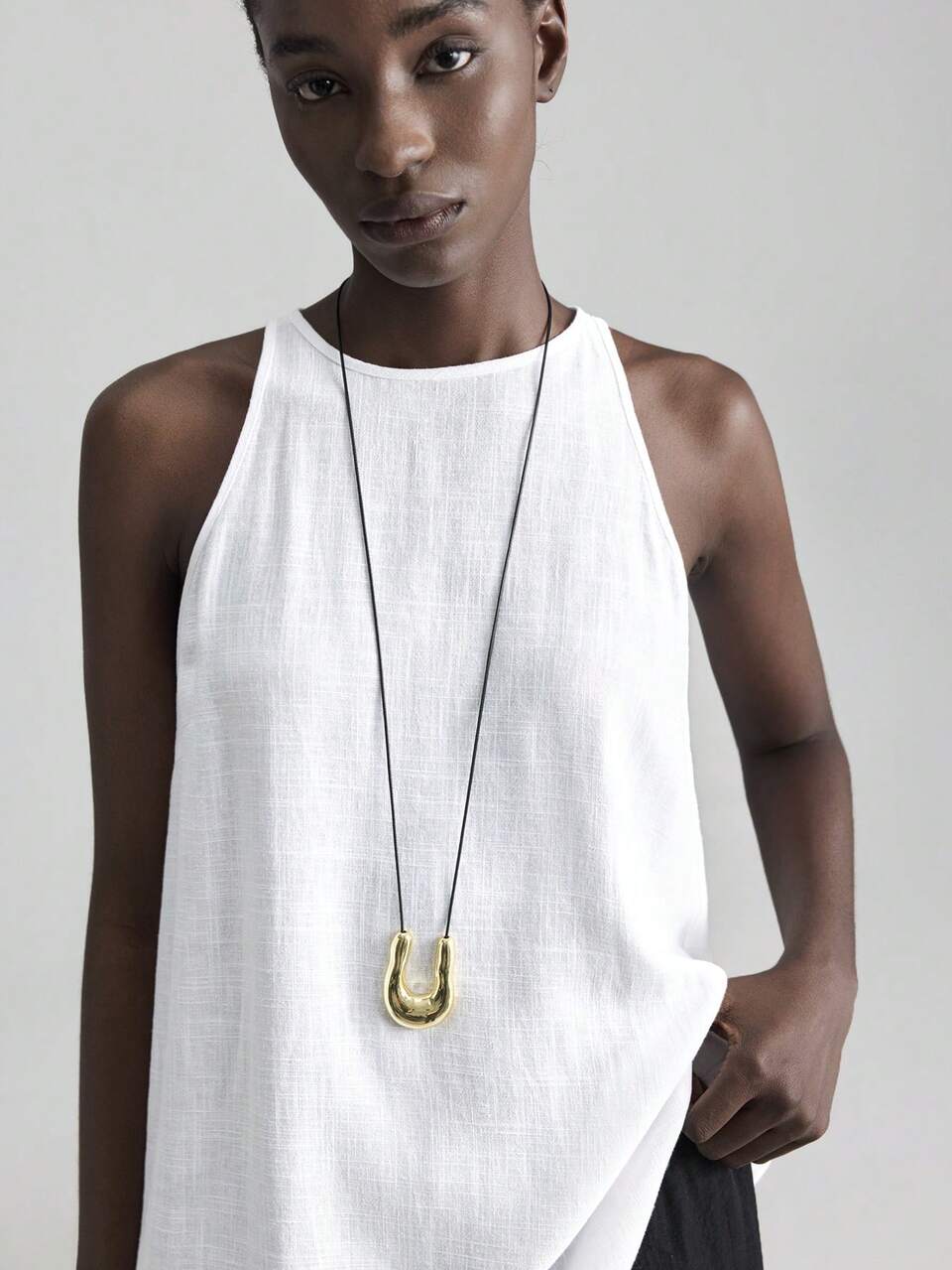 Women's White Linen Tank Top,Effortless Chic Elegant Vacation Summer Round Neck Hollow Out Sleeveless Music Festival Concert Beach Bohemian Top