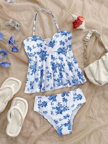 Blue and White
