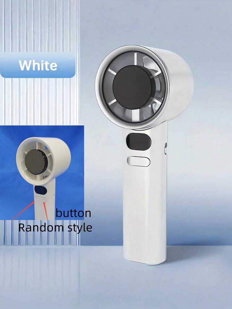 1 pieza Ventilador mini turbo multicolor recargable por USB, ventilador de mano portátil de alta velocidad con flujo de aire potente para uso al aire libre - Multicolor - Añade 13