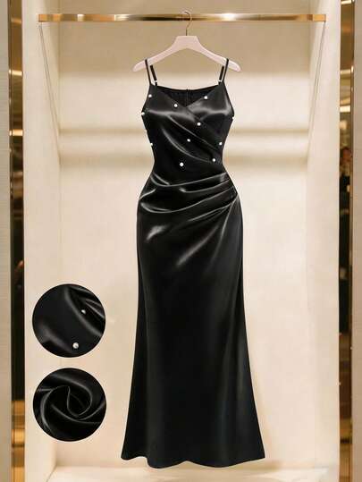 GlowEve CURVE Vestido de fiesta elegante y de moda para tallas grandes, diseño que cintura la cintura, escote favorecedor, de lujo de alta gama