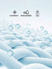 Sport MetroGents 3件装男士宽松落肩印花短袖运动T恤，夏季 - 黑色 - 查看 8