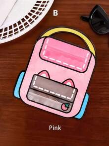 SHEIN 10/20个彩色背包形礼品袋，带密封袋 - 零食饼干包装袋、生日礼物包装袋、派对礼品袋、烘焙用品、节日用品、糖果包装袋、万圣节糖果袋、圣诞礼物包装袋、圣诞节情人节、书包、学校手提袋 - 彩色 - 查看 12