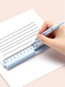 Bộ dụng cụ 3 trong 1 gồm compa, thước kẻ và bút chì, thích hợp cho học sinh, văn phòng phẩm và đồ dùng học tập, dụng cụ đo lường, vẽ, văn phòng phẩm, đồ dùng học tập. - Bộ - Xem 6