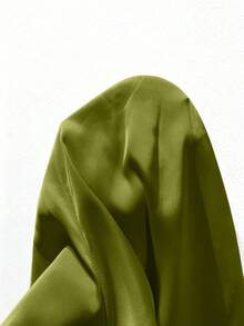 GlowEve 女士缎面V领连体衣 - 綠色 - 查看 4