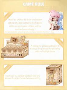 POKOJA LAND 盲盒(非毛绒填充),适合作为节日礼物送给朋友,人生第一次体验可爱盲盒人偶(9个常规款+1个隐藏款) - ABS材质收藏级场景主题人物人偶(13厘米/5.11英寸),趣味换装/活动玩偶,送给亲朋好友的贴心礼物,桌面/展示装饰的理想之选,也是可爱人偶爱好者的不二之选。 - 潮玩盲盒 - 查看 6