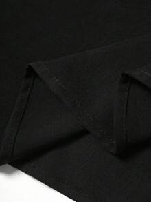 GlowEve Đầm nữ cổ chữ V, phối ren hoa, tay loe, chất liệu chiffon mỏng, eo thon, thích hợp cho mùa xuân/hè. - màu đen - Xem 6