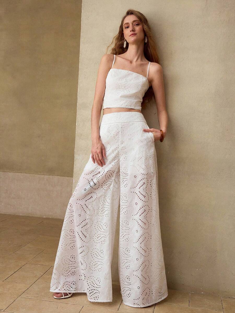 MOTF PREMIUM 纯色时尚拉链露脐吊带背心 - 白色 - 查看 1