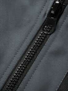 Manfinity Homme 男士连帽拉链休闲百搭日常背心 - 淺灰色 - 查看 7