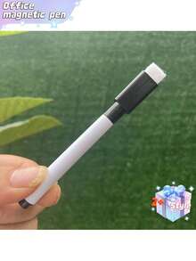 3/10pcs Black Erasable Magnetic Writing Marker Pen, Water-Based Erasable Whiteboard Pen For Blackboard, Wet Erasable Led Light Board Pen With Felt, Erasable Dustless Chalk For Blackboard, Magnetic Wiper Dry-Erase Marker With Brush, Erasable Sign Pen, Water-Based Whiteboard Pen Best Gifts Birthday - Multicolor - View 7