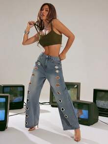 Denimoi 日常穿搭必备露脐上衣 露脐背心 叠穿时尚街头风性感露脐上衣 - 墨綠色 - 查看 3