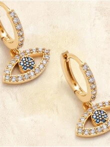 Glisma Women's Earrings,Premium/Old Money/Classy,Sexy/Vintage,For Mom/Women/Girl/Mother,Summer/Beach/Prom/Party - Gold - View 2