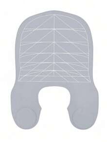 1 件硅胶美发披肩，防止头发断裂，剪发，染发，烫发肩垫，格子剪发披肩，条纹发披肩 - 彩色 - 查看 24