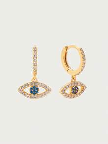 Glisma Women's Earrings,Premium/Old Money/Classy,Sexy/Vintage,For Mom/Women/Girl/Mother,Summer/Beach/Prom/Party - Gold - View 3