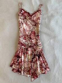 Glimmora Đầm không tay in hoa thanh lịch dành cho nữ, thích hợp cho mùa hè. - Nhiều màu - Xem 1