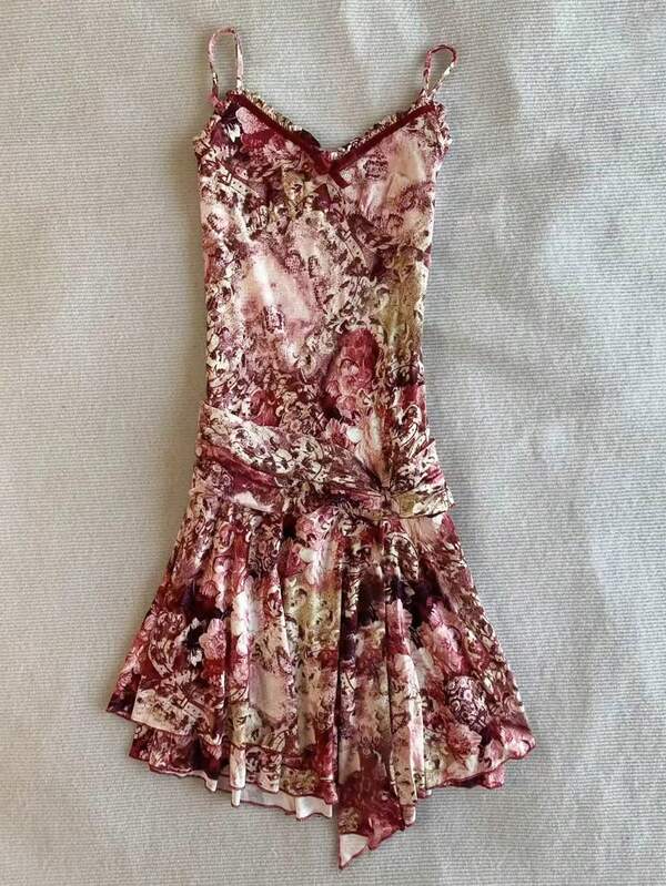 Glimmora Vestido sin mangas con estampado floral elegante para mujer, de verano