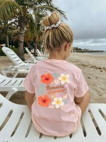女童T恤 - 粉色 - 查看 4