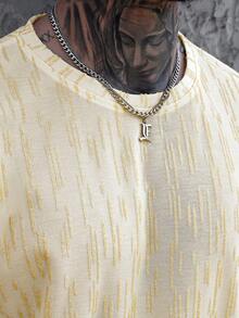 VENTUSAIL Áo thun nam tay ngắn cổ tròn in họa tiết toàn thân, kiểu dáng thường ngày, thích hợp cho mùa hè. - Nhiều màu - Xem 5