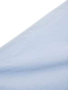 LYSMO 2026 New Minimalist Solid Blue Long Sleeve Windbreaker For Women, Suitable For Everyday Wear, Spring/Summer - Blue - View 9